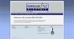 Desktop Screenshot of hawaiianisleelectric.com